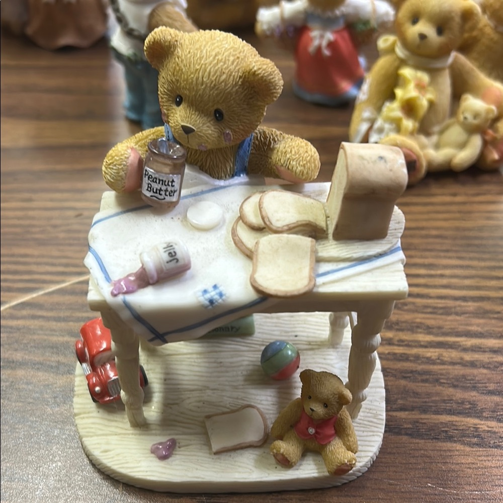 Cherished Teddies Brown and White Stuffed Animal